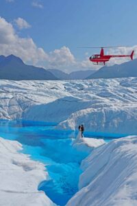 Glacier Helicopter Flyover